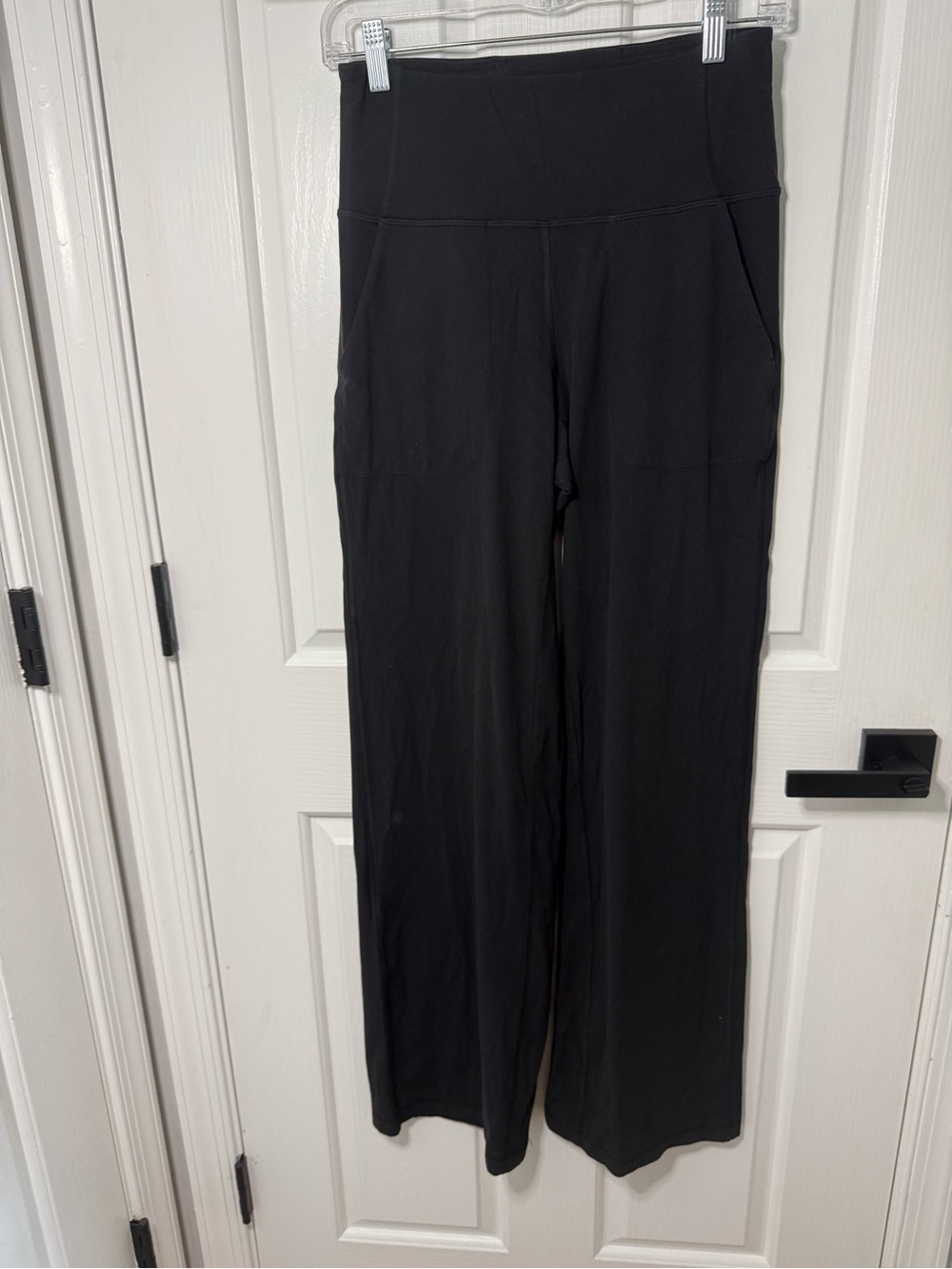 lululemon athletica Black Wide-Leg High-Rise Pants